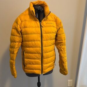 Eddie Bauer Men's Mustard Puffer Jacket